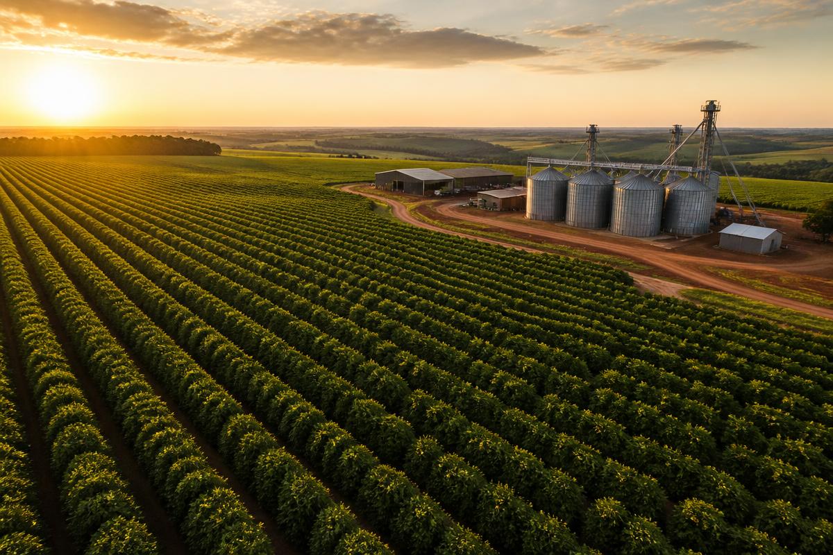 Colheita de commodities agrícolas para exportação B2B — GMS Global